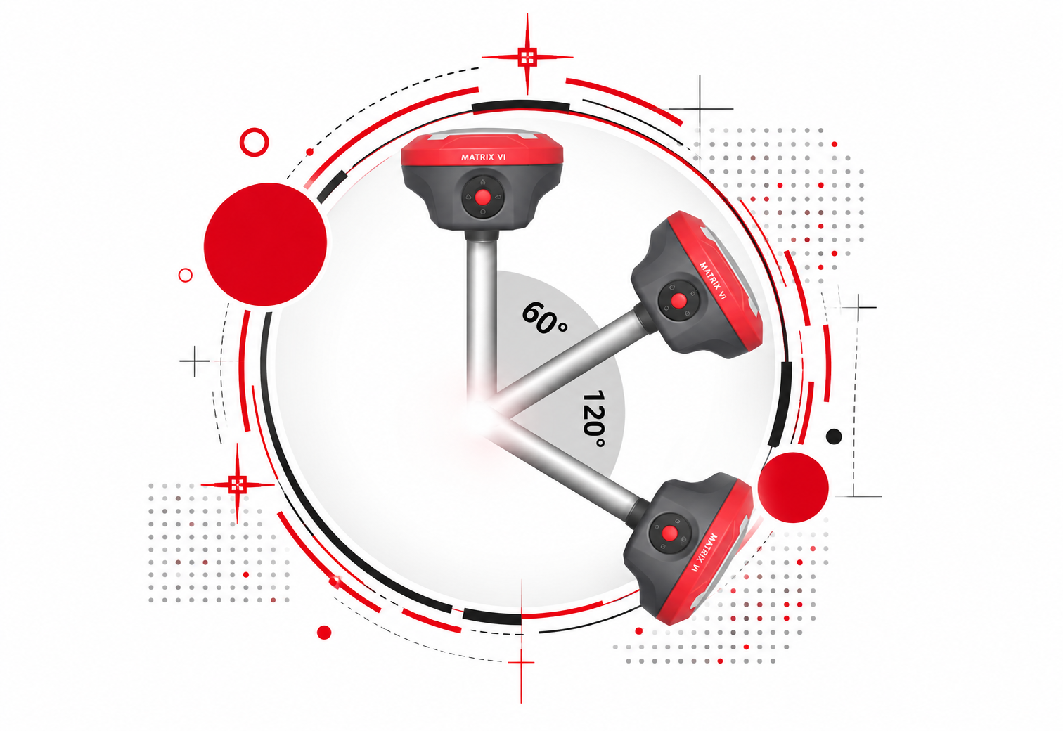 GNSS anténa a-Geo Matrix VI